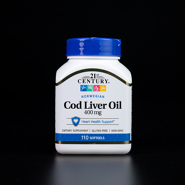 Cod Liver Oil 400 mg (110 softgels)  