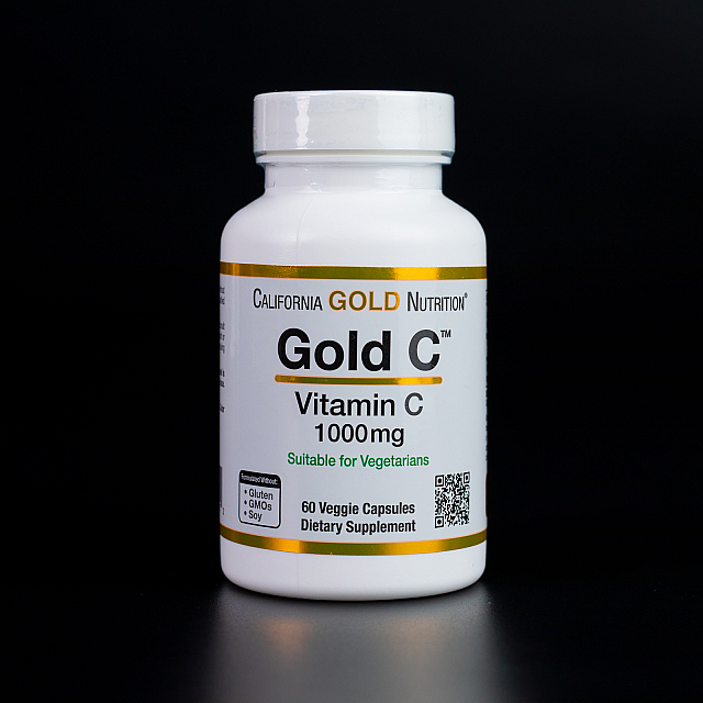 Gold C Vitamin C 1000 mg (60 veg caps)  