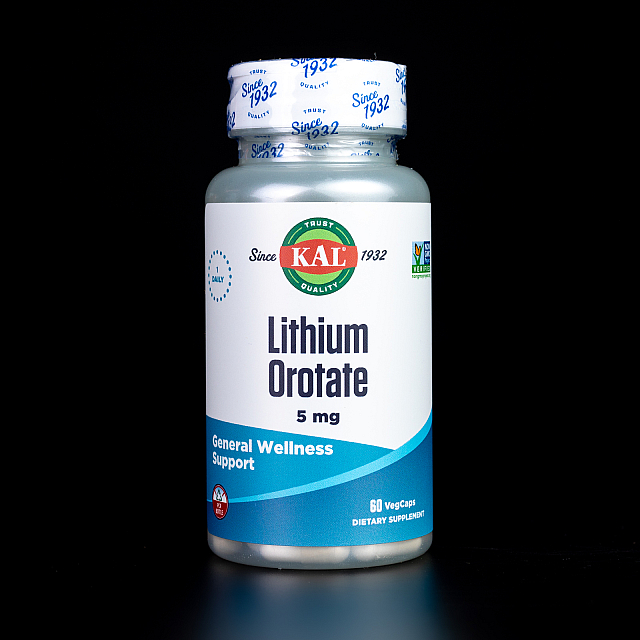Lithium Orotate 5 mg (60 veg caps)  