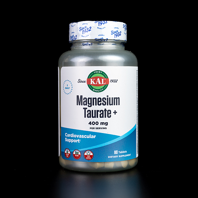 Magnesium Taurate + 400 mg (200 mg per tab) (90 tabs)  