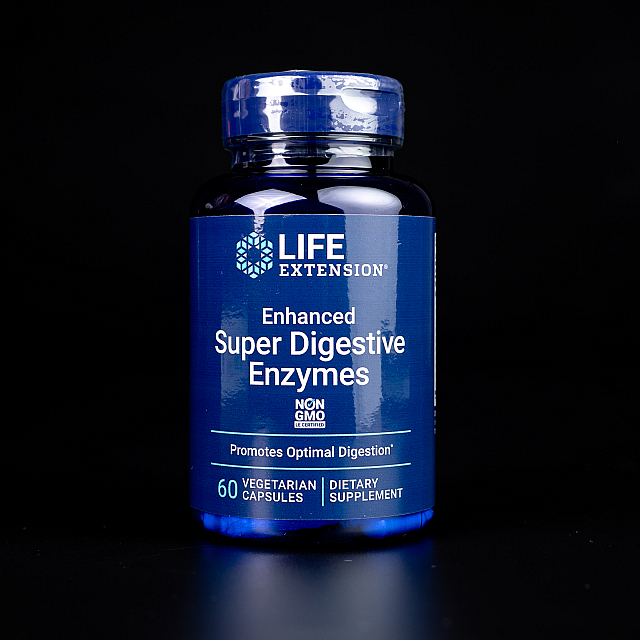 Enhanced Super Digestive Enzymes	(60 veg caps)