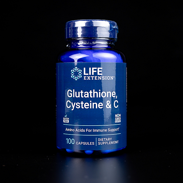 Glutathione Cysteine and C (100 caps)