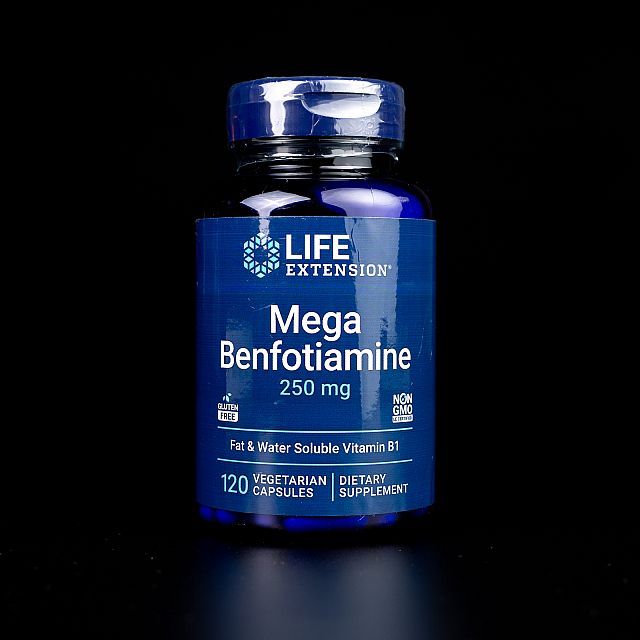 Mega Benfotiamine 250 mg (120 veg caps)