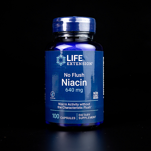 No Flush Niacin, 640 mg (100 caps)