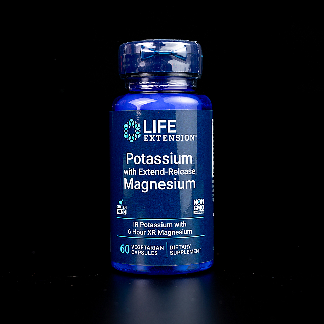 Potassium with Extend-Release Magnesium	(60 veg caps)