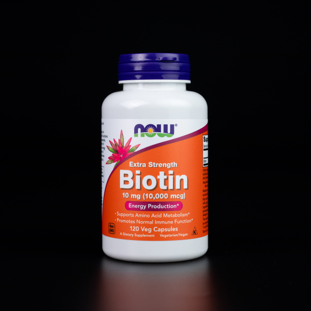 Biotin 10,000 mcg extra strength (120 veg caps)  