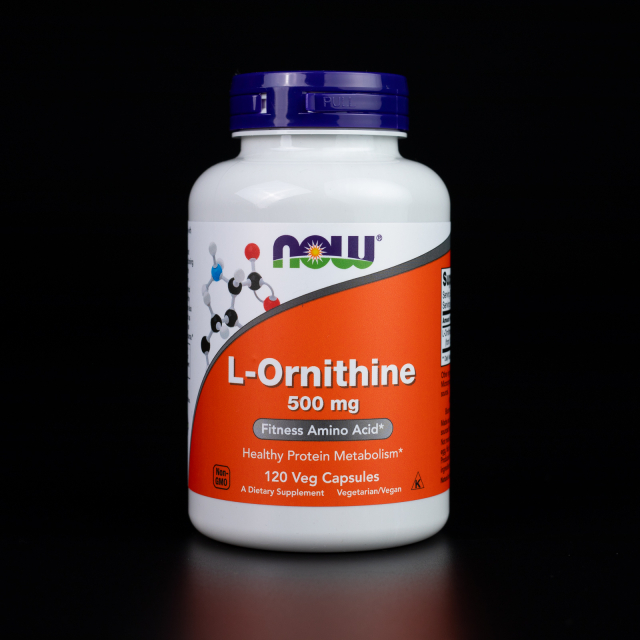 L-Ornithine 500 mg (120 veg caps)  