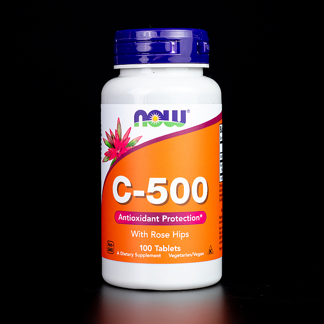 C-500 with Rose Hips (100 tabs)  
