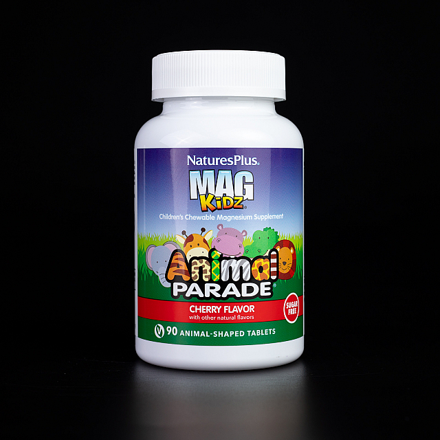 MagKidz Children Chewable Magnesium (90 animal-shaped tabs) Cherry