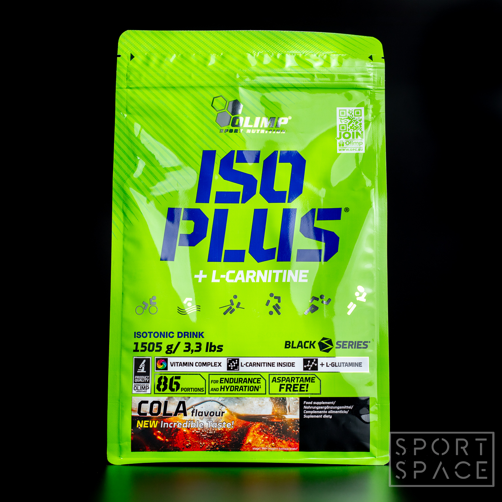 iso plus l carnitine OLIMP Iso Plus + L-Carnitine (35 g, lemon) main image 1