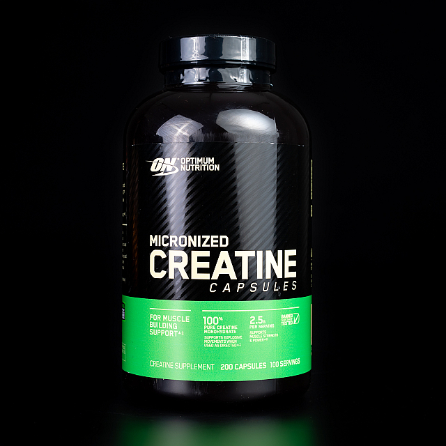 Micronized Creatine Capsules (200 caps) USA  