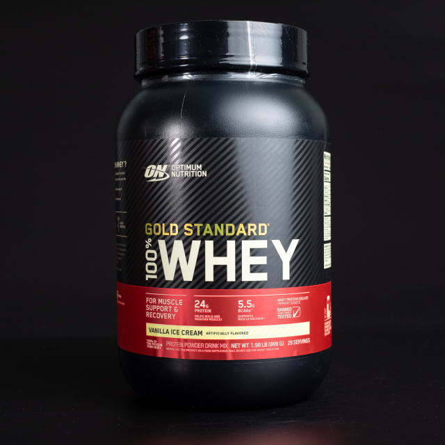 100% Whey Gold Standard (909 g) USA Vanilla ice cream 