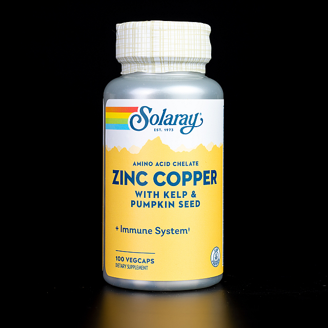 Zinc Copper with Kelp and Pumpkin Seed (100 veg caps)  
