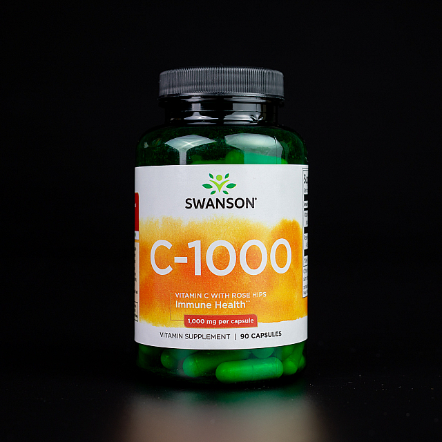 Vitamin C 1,000 mg with Rose Hips (90 caps)  