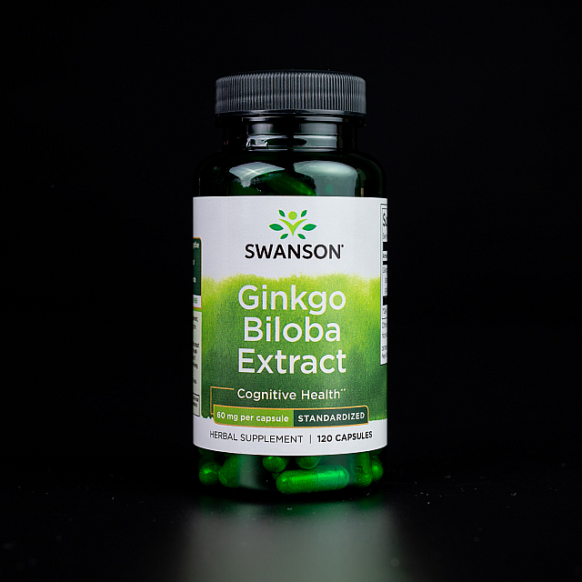 Ginkgo Biloba Extract 60 mg (120 caps)  