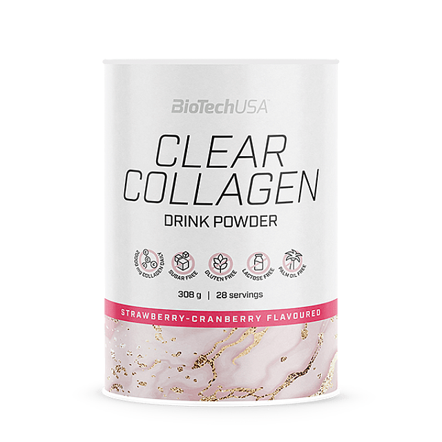 Clear Collagen (308 g) Strawberry-cranberry