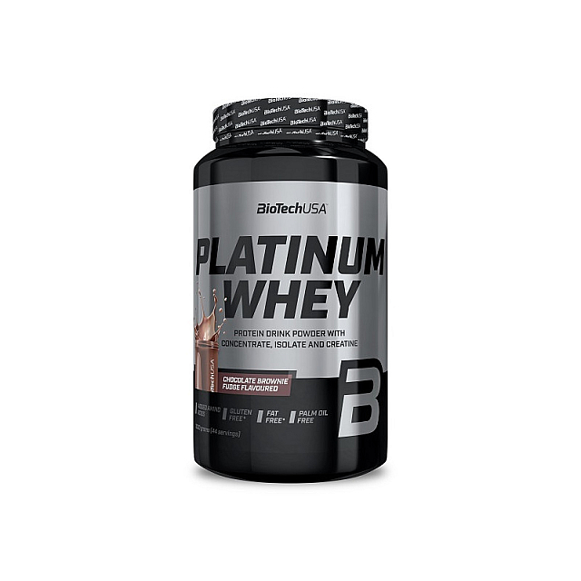 Platinum Whey (1000g) Chokolade brownie fudge