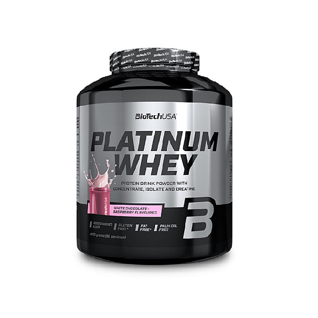 Platinum Whey (2000g) White chokolade-raspderry
