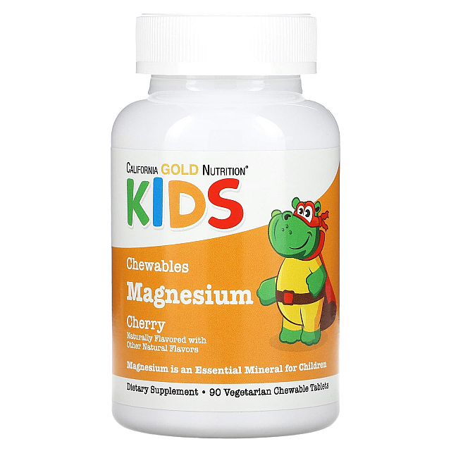 Chewable Magnesium for Children 50 mg per Tab (90 Vegetarian Tablets)