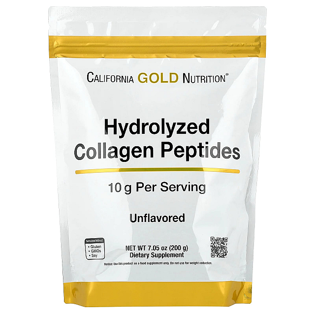 Hydrolyzed Collagen Peptides, Type I and III	(200 g)