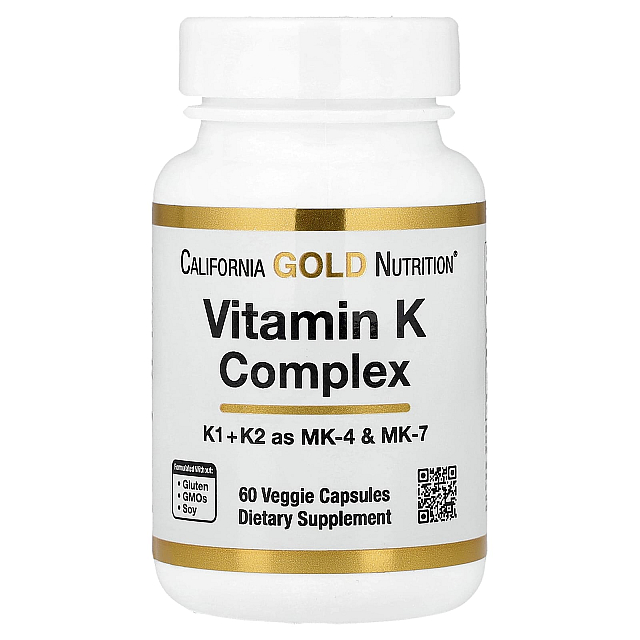 Vitamin K Complex (60 Veggie Capsules)