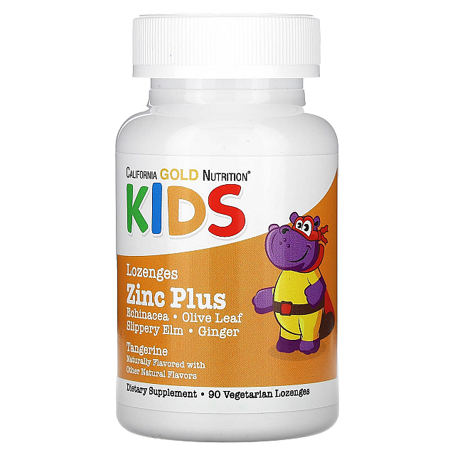 Zinc Plus Lozenge For Children Natural Tangerine (90 Lozenges)