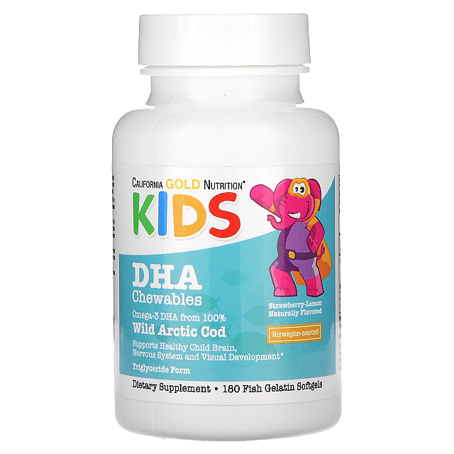 Kids DHA Chewables (180 Fish Gelatin Softgels)