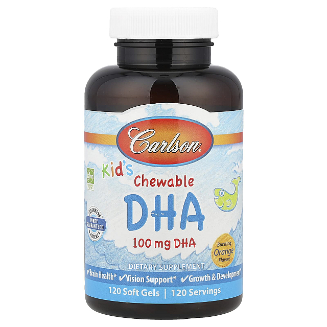 Kid's Chewable DHA 100 mg (120 soft gels)  