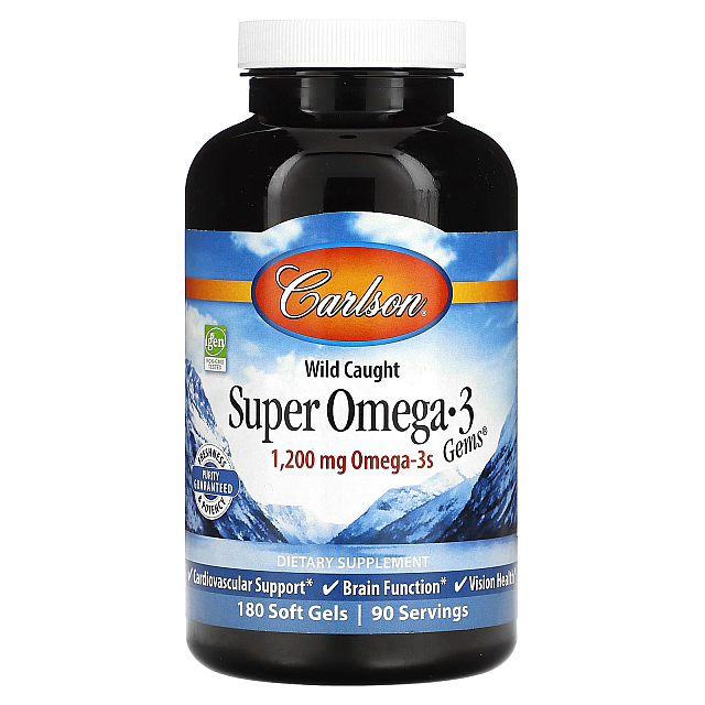 Super Omega 3 wild caught 1200 mg (180 soft gels)  