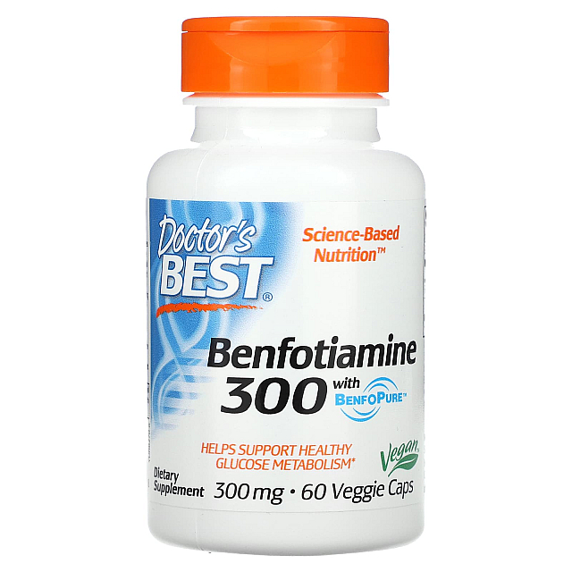 Benfotiamine 300 with BenfoPure (60 Veggie Caps)