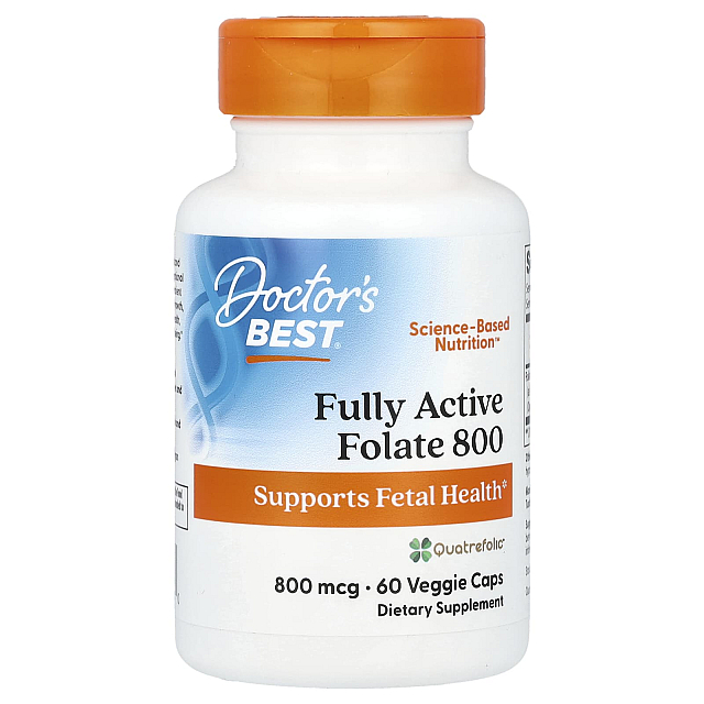 Fully Active Folate 800	(60 Veggie Caps)