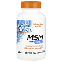 MSM with OptiMSM 1,500 mg (120 Tablets)