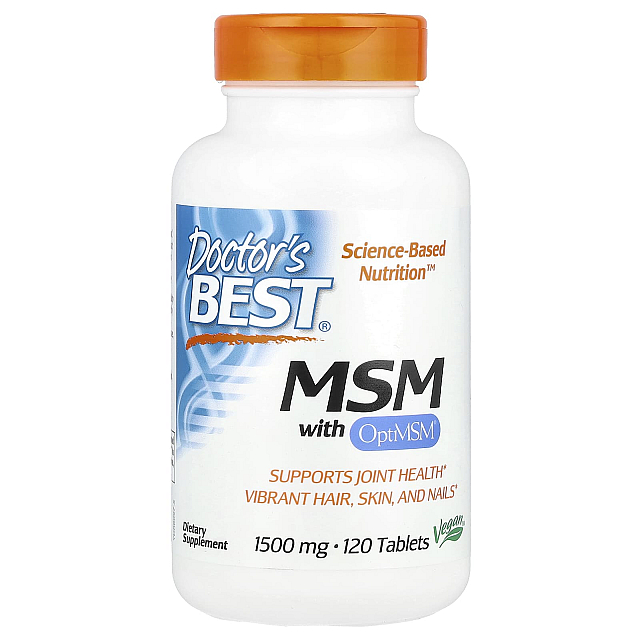 MSM with OptiMSM 1,500 mg (120 Tablets)