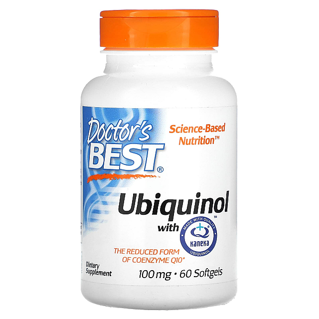 Ubiquinol with Kaneka Q+ 100 mg (60 Softgels)