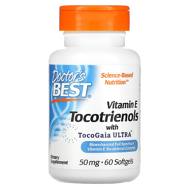 Vitamin E Tocotrienols with TocoGaia Ultra 50 mg (60 Softgels)
