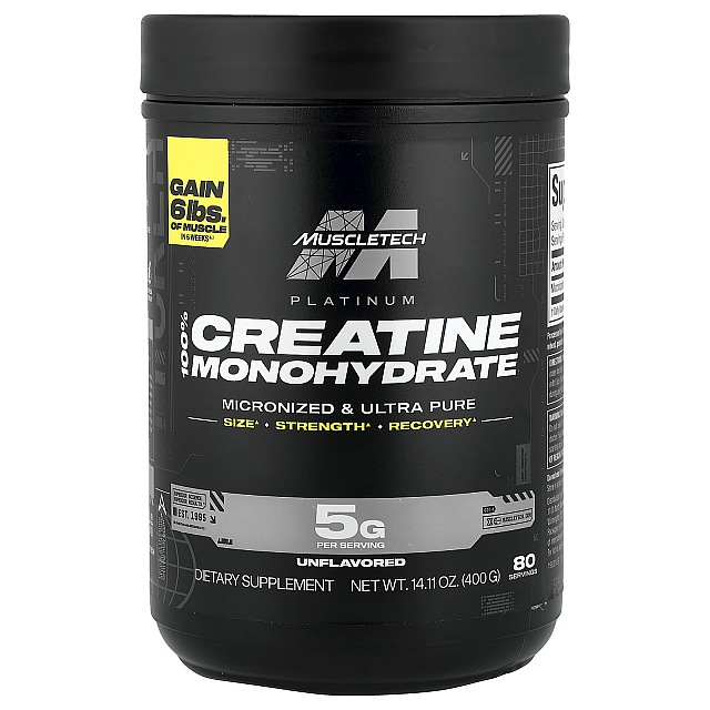 Platinum 100% Creatine (400 g) Unflavored 