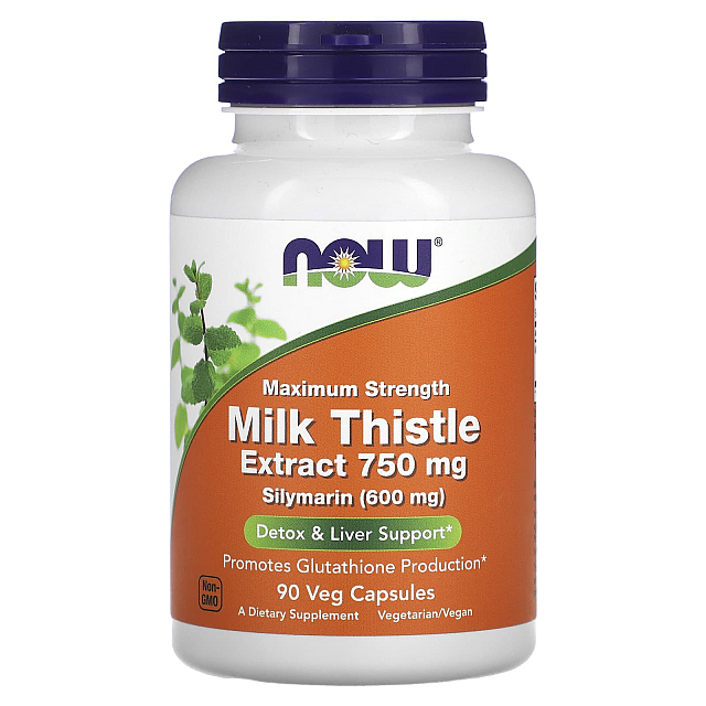 Milk Thistle Extract Maximum Strength 750 mg (90 veg caps)  
