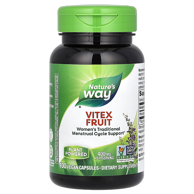 Vitex Fruit 400 mg (100 Vegan Capsules)