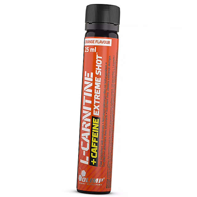 L-Carnitine plus Caffeine Extreme Shot (1 fl) Orange 