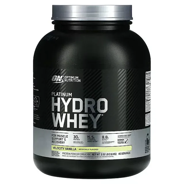 Platinum Hydro Whey (1,6 kg) USA Supercharged strawberry 