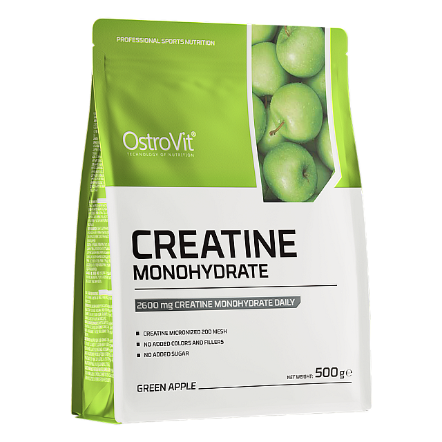 Creatine Monohydrate (500 g)  Green apple