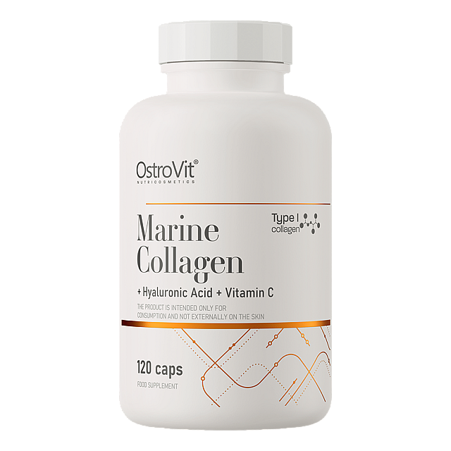 Marine Collagen + Hyaluronic Acid + Vitamin C (120 caps)