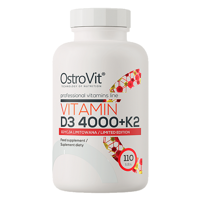 Vitamin D3 4000 + K2 LIMITED EDITION (110 tabs)  