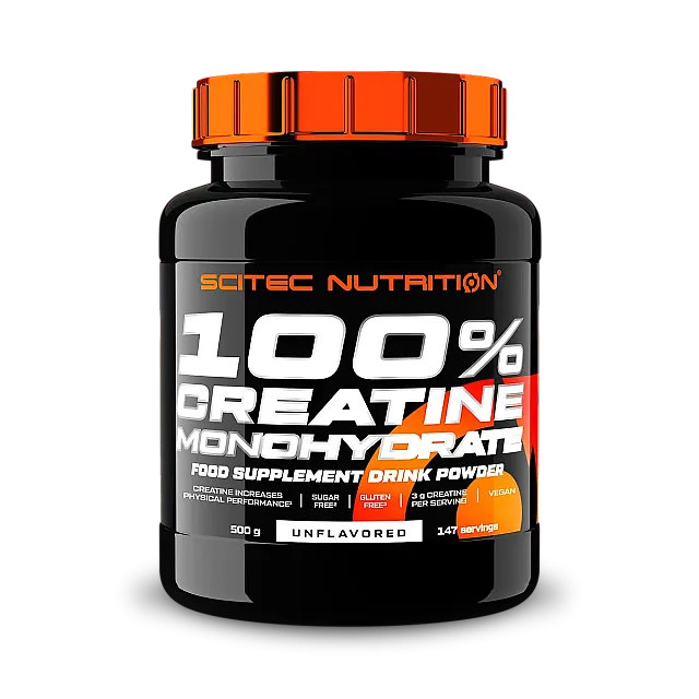 100% Creatine Monohydrate (500 g) Unflavored 