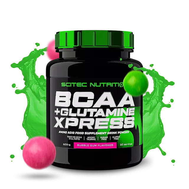BCAA + Glutamine Xpress (600 g) Bubble gum 