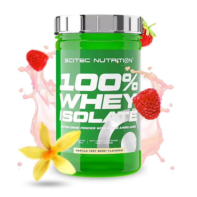 100% Whey Protein Isolate (700 g) Vanilla very berry 