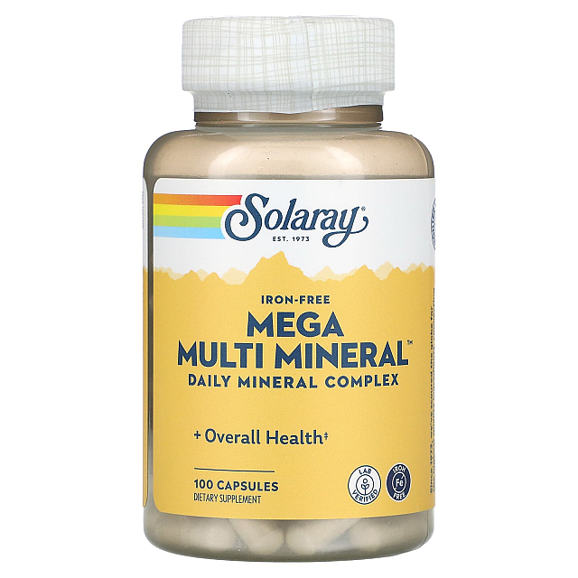 Mega Multi Mineral Iron Free  (100 caps)  