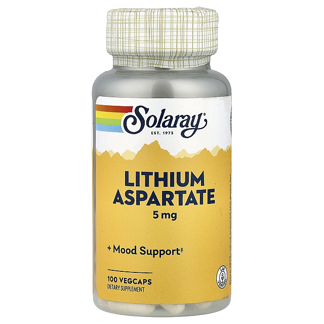 Lithium Aspartate 5mg (100 VegCaps)