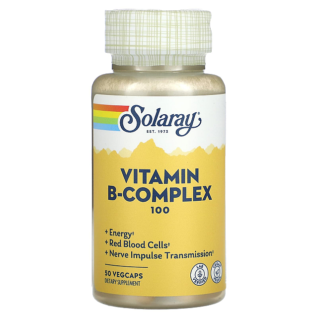 Vitamin B-Complex 100  (50 veg caps) 