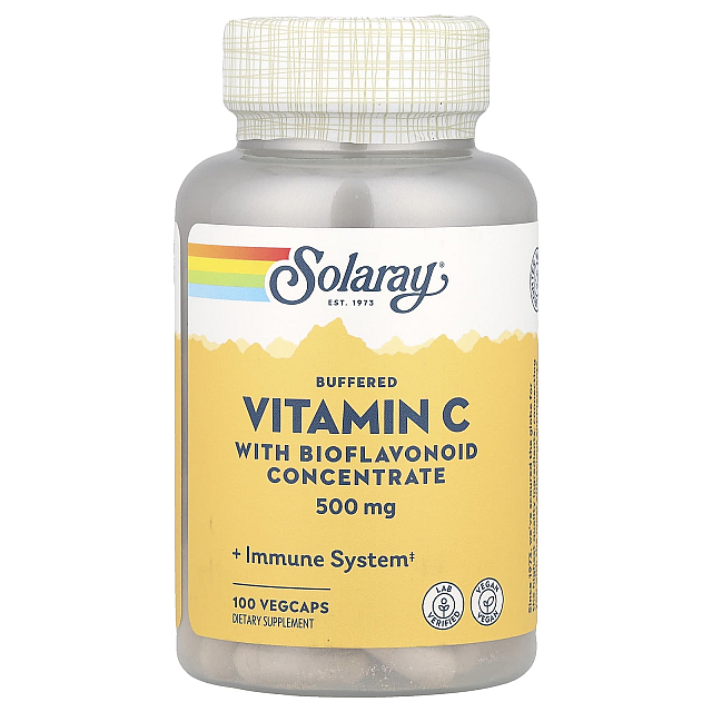 Vitamin C with Bioflavonoids 500mg (100 VegCaps)